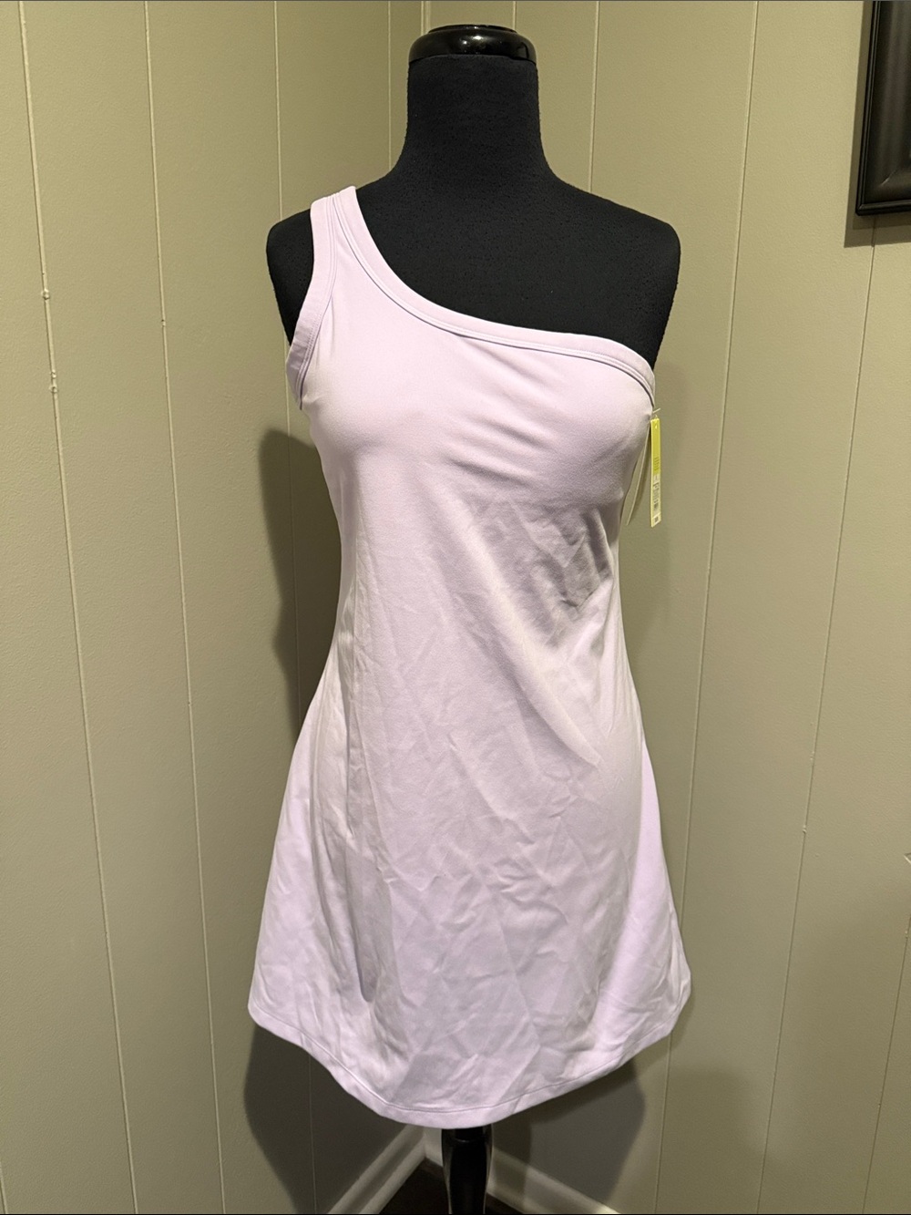 E all in motion Women’s Small One-Shoulder Soft Lilac A-Line Dress